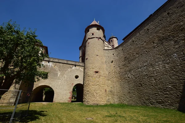 Detail Marienberg hradu v Würzburg, Bavorsko, Německo — Stock fotografie