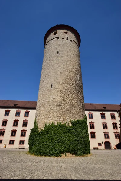 Részlet a Marienberg vár, Würzburg, Bajorország, Németország — Stock Fotó
