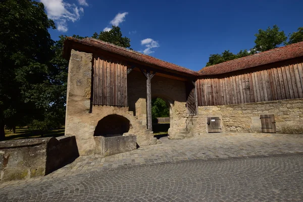 Вид на вулицю Rothenburg, Німеччина — стокове фото