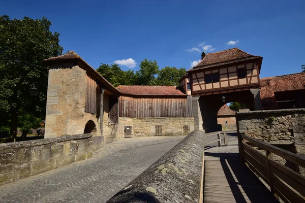 Вид на вулицю Rothenburg, Німеччина — стокове фото