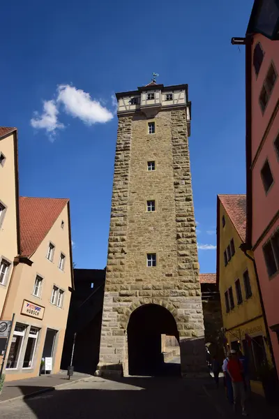 Edificio histórico en la ciudad de Rothenburg, Alemania —  Fotos de Stock
