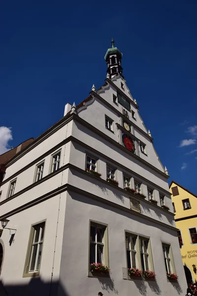 歴史的建物、ドイツのローテンブルクの町 — ストック写真