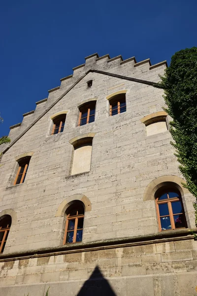 Edificio histórico en la ciudad de Rothenburg, Alemania — Foto de Stock