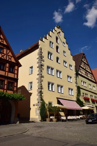 Историческое здание в городе Ротенбург, Германия — стоковое фото