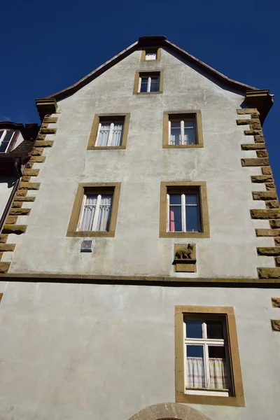 Palazzo storico nella città di Rothenburg, Germania — Foto Stock