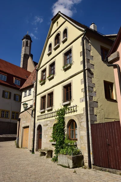 Történelmi épület a város Rothenburg, Németország — Stock Fotó