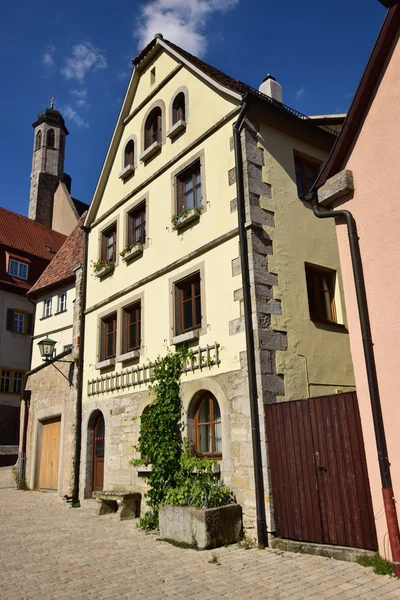 Historisch gebouw in de stad van Rothenburg, Duitsland — Stockfoto