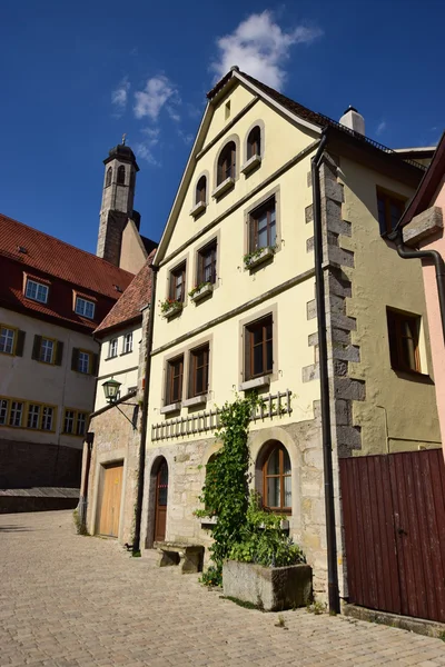 Edifício histórico na cidade de Rothenburg, Alemanha — Fotografia de Stock