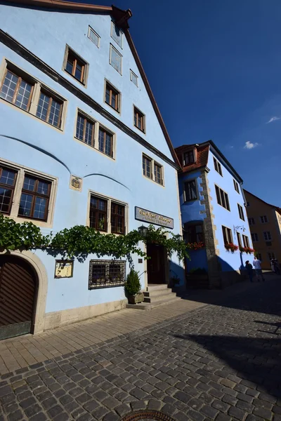 Edifício histórico na cidade de Rothenburg, Alemanha — Fotografia de Stock
