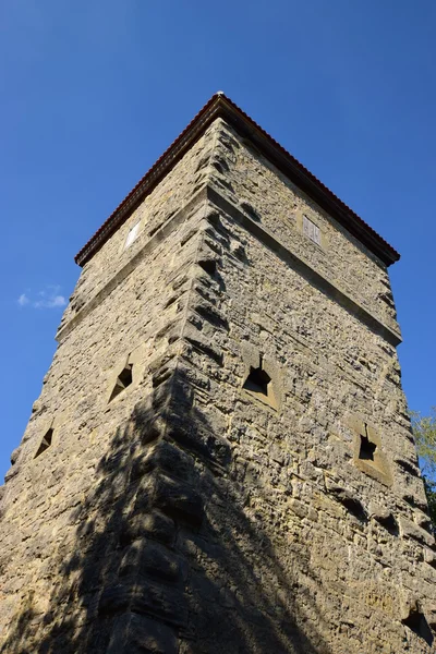 Edifício histórico na cidade de Rothenburg, Alemanha — Fotografia de Stock