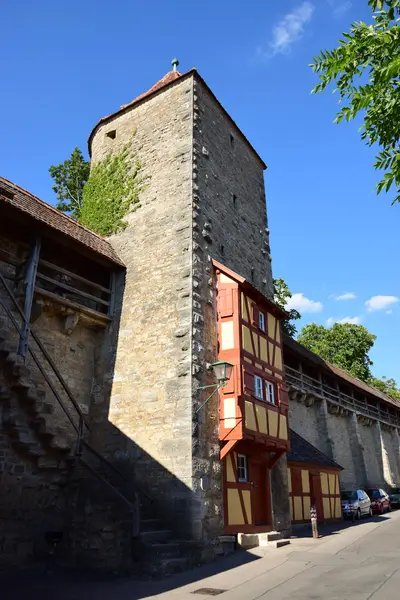 Historical building in the town of Rothenburg, Germany — Stock Photo, Image