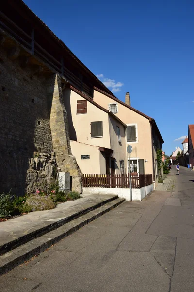 Történelmi épület a város Rothenburg, Németország — Stock Fotó