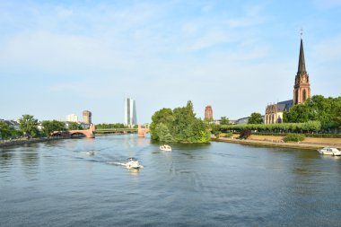 Frankfurt, Almanya görünümünde