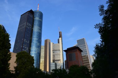 Frankfurt Main Almanya içinde gökdelenler
