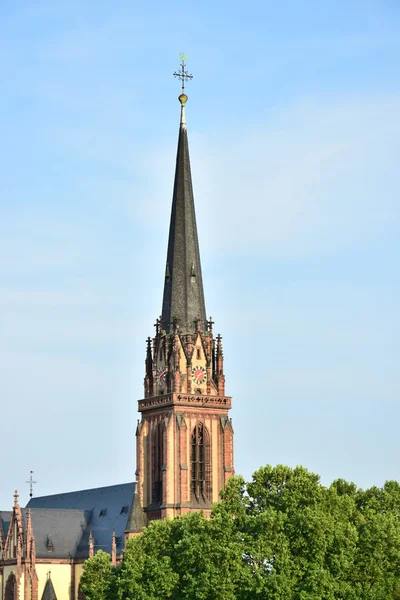 Frankfurt, Almanya görünümünde — Stok fotoğraf