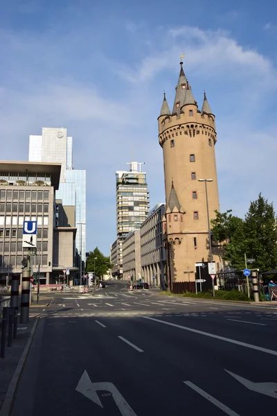 Вид на Франкфурт-на-Майне, Германия — стоковое фото