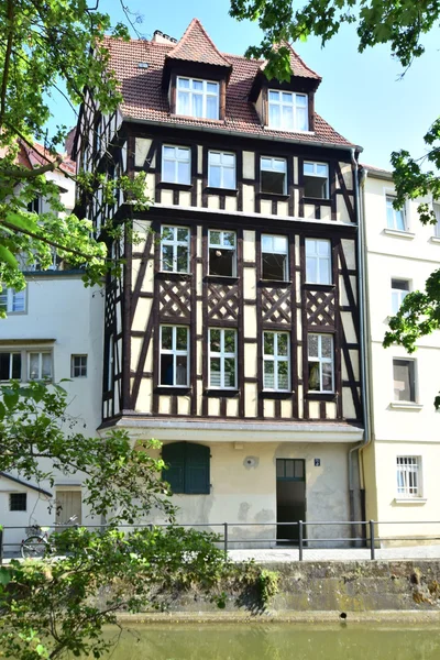 Историческое здание в городе Бамберг, Германия — стоковое фото
