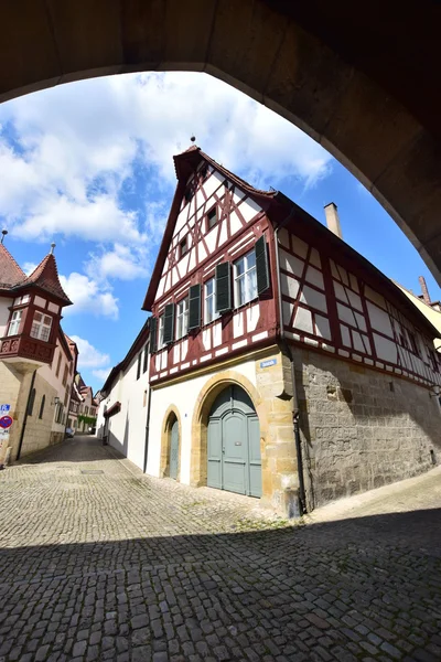 Un edificio storico nella città di Bamberga, Germania — Foto Stock