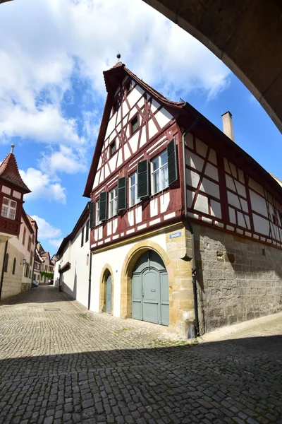 Um edifício histórico na cidade de Bamberg, Alemanha — Fotografia de Stock