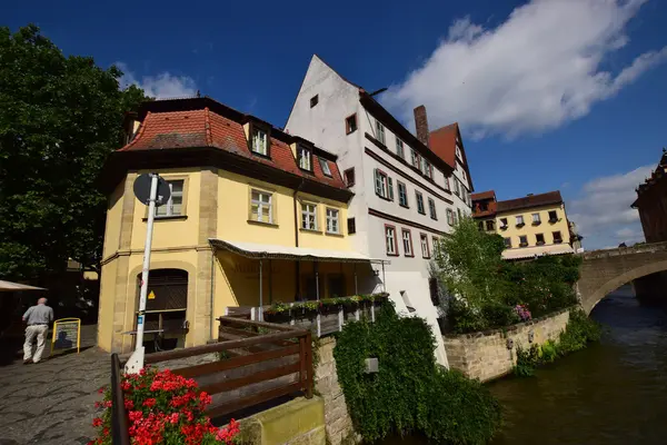 Straatmening in Bamberg, Duitsland — Stockfoto