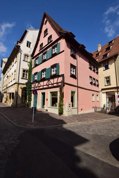 Vue sur la rue à Bamberg, Allemagne — Photo