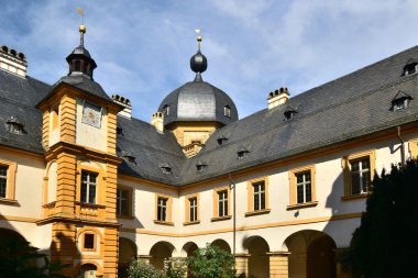 Schloss Seehof (Palace Seehof) yakınındaki Bamberg, Almanya