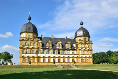 Schloss Seehof (Palace Seehof) yakınındaki Bamberg, Almanya