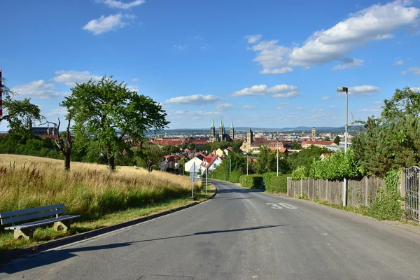 Visa i den historiska staden Bamberg, Tyskland — Stockfoto