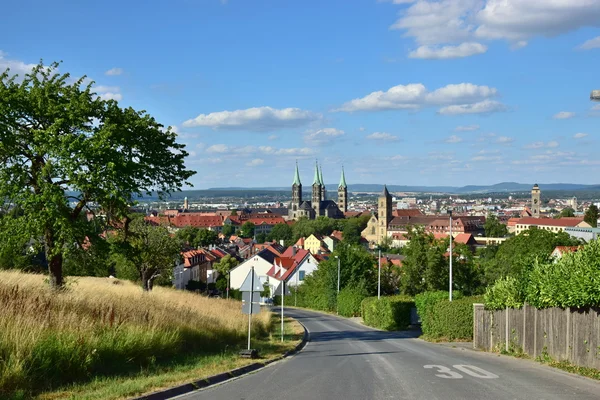 Vista en la histórica ciudad de Bamberg, Alemania —  Fotos de Stock