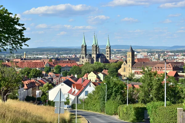 Vista na cidade histórica de Bamberg, Alemanha — Fotografia de Stock