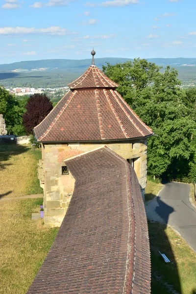 En vy på slottet Altenburg nära Bamberg, Bayern, Tyskland — Stockfoto