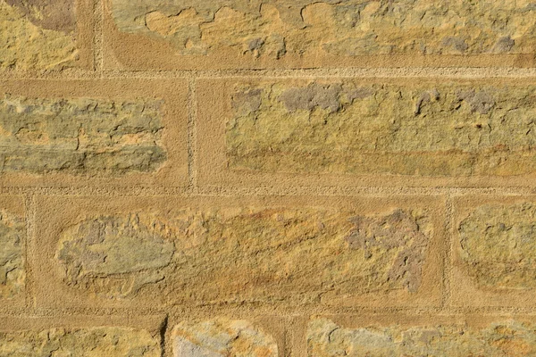 Texture Old Wall Brown Stones — Stockfoto