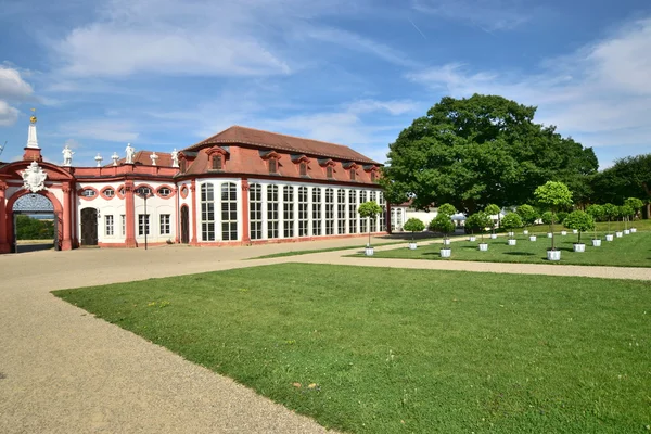 Vista en el palacio SCHLOSS SEEHOF cerca de BAmberg, Alemania — Foto de Stock