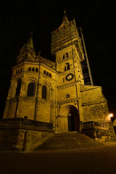 Bamberg Deutschland Sommer 2015 Historische Bauten Bei Nacht — Stockfoto