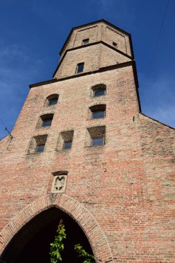 Jakobertor Kulesi ve kapı Augsburg, Almanya