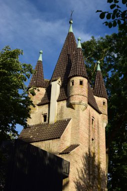 Tarihsel Funfgratturm Kulesi Augsburg, Almanya