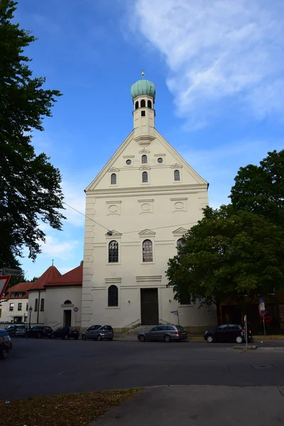 Zobrazit Městě Augsburg Bavorsko Německo — Stock fotografie