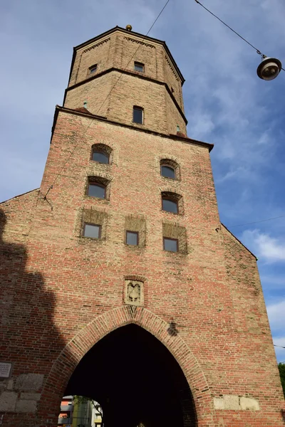 Zobrazit Městě Augsburg Bavorsko Německo — Stock fotografie