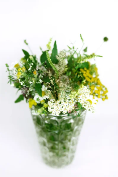Bucket of wild flowers — Stock Photo, Image