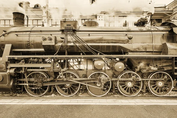 Tren de vapor retro . —  Fotos de Stock