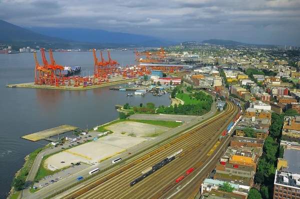 Veduta aerea di Vancouver . — Foto Stock