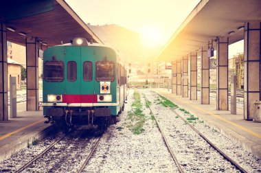 Trapani tren istasyonu.
