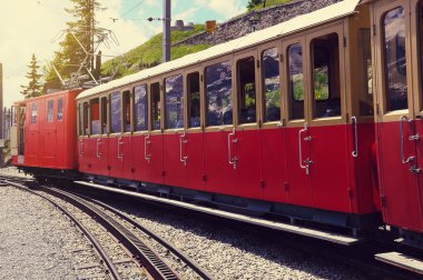Retro yolcu treni.