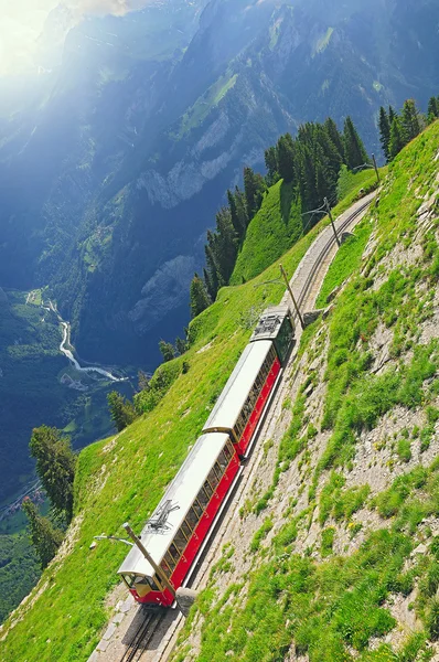 Retro passenger train. — Stock Photo, Image