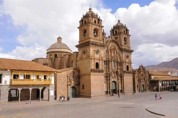 -Plaza de Armas şehrin merkezi kare. — Stok fotoğraf