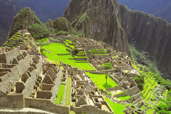 En las calles de Machu Picchu . — Foto de Stock