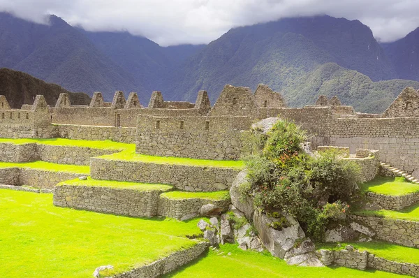 En las calles de Machu Picchu . — Foto de Stock