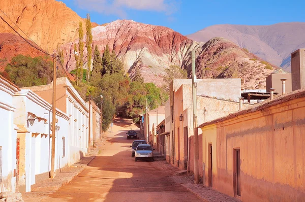 Nas ruas da cidade de Purmamarca — Fotografia de Stock