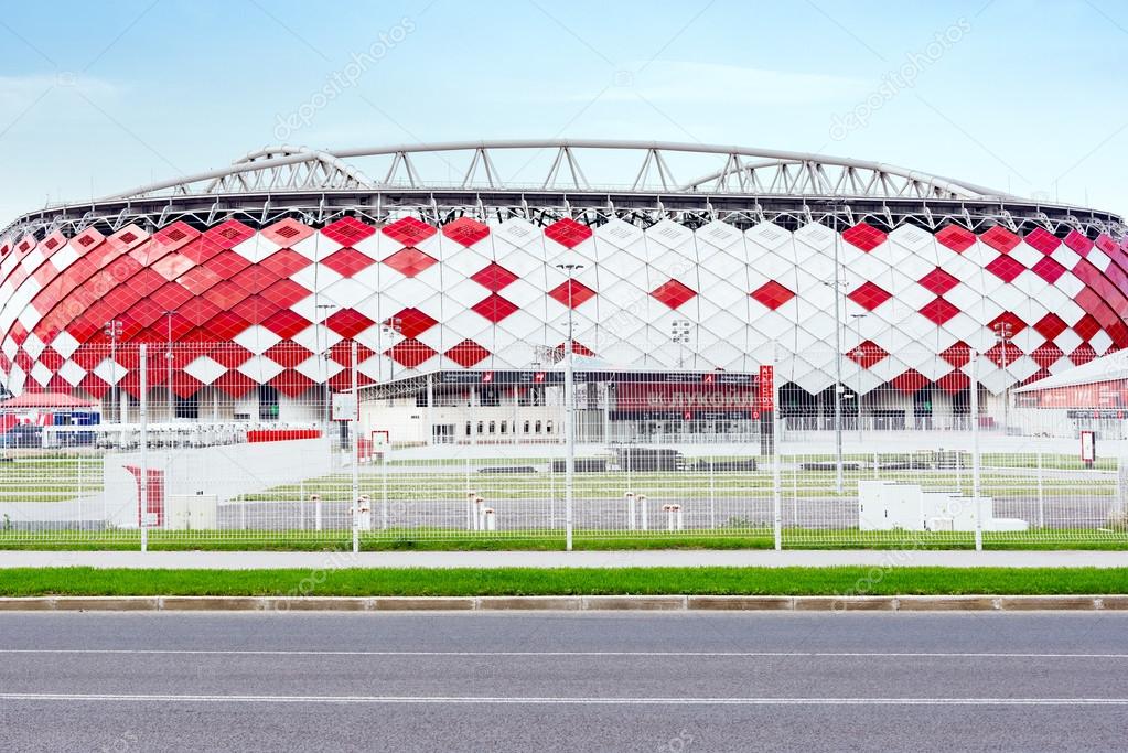 Otkritie Arena Spartak Stadium. Moscow Editorial Stock Photo