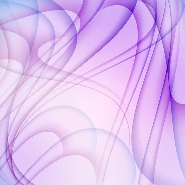 Violetten abstrakten Hintergrund mit Kurven Linien. — Stockvektor